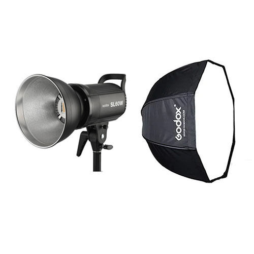 Jual Paket Godox Sl60w LED Video Light SL 60 + Softbox Octa +Stand SL60 60w  - Jakarta Barat - Zona Camera