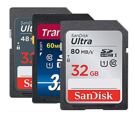 SanDisk 32GB Ultra SDHC Memory Card