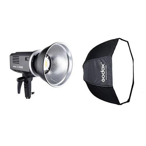 Paket Godox SLB60W LED Light (Battery Powered) + Softbox 95cm